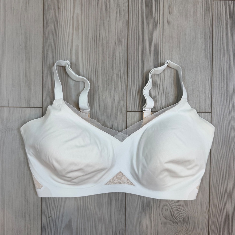 Honeylove Ivory Wireless Scoop Bra
